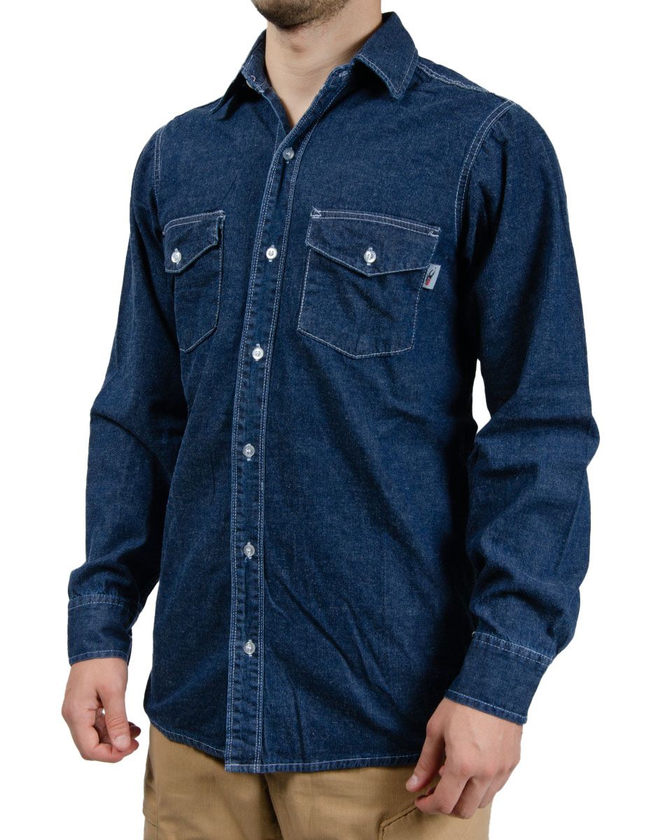 Camisa Vestir Denim